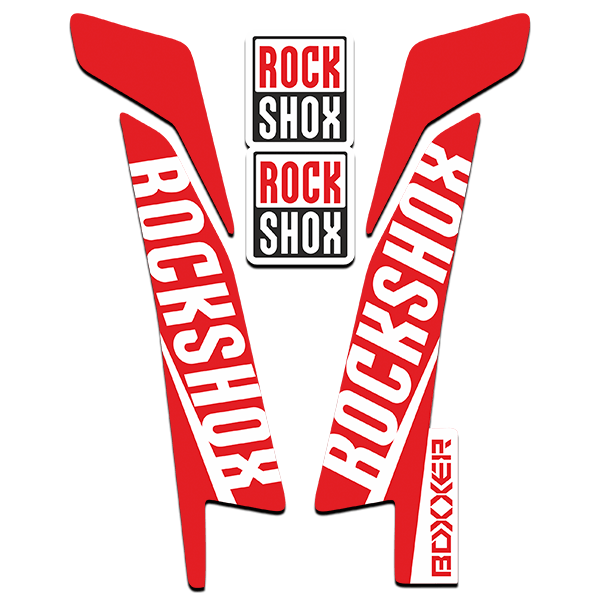 Aufkleber: Rock Shox boxxer Fahrradgabelset