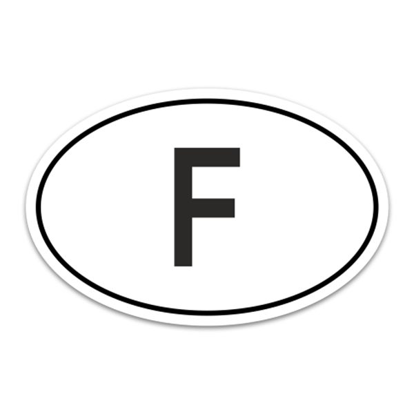 Aufkleber: France