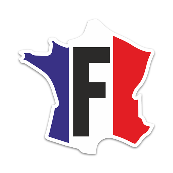 Aufkleber: France