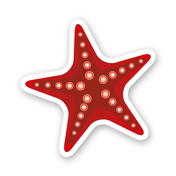 Aufkleber: Starfish