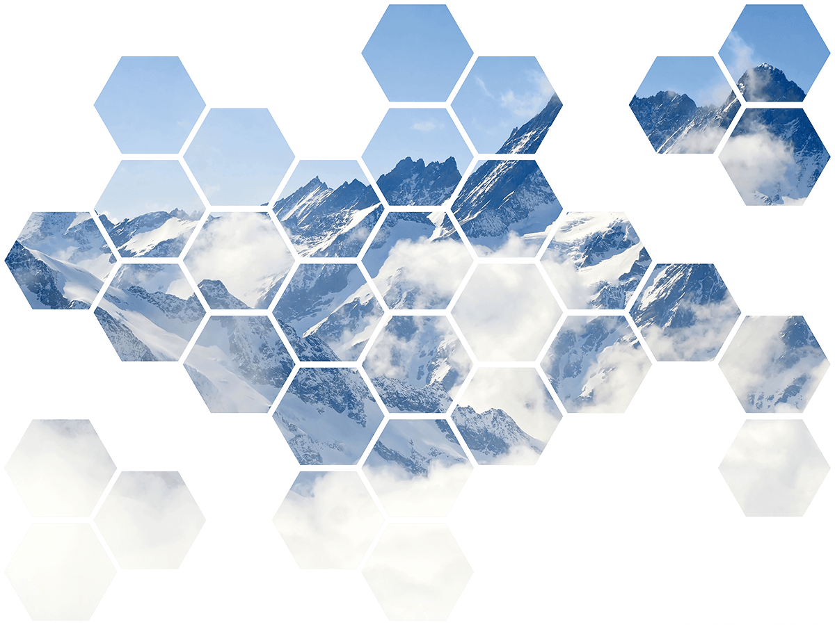 Wandtattoos: Everest Geometrischer Kit