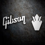 Aufkleber: Gibson Logo 4