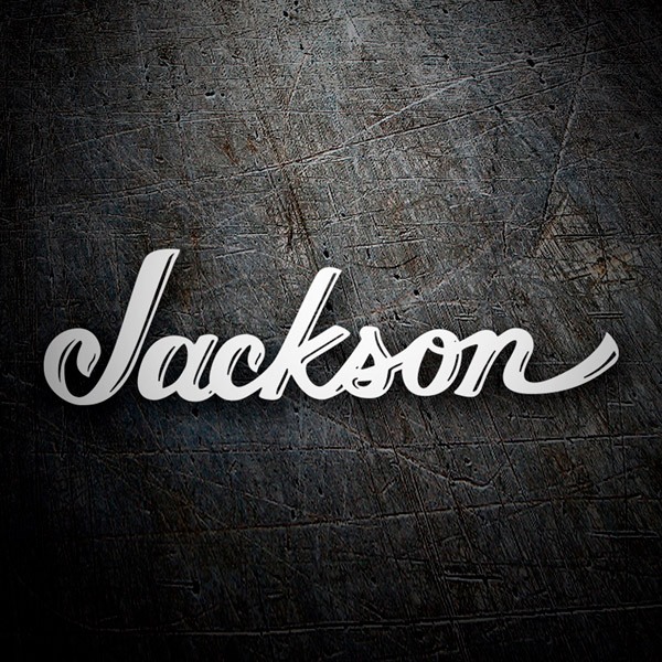 Aufkleber: Jackson Gitarre