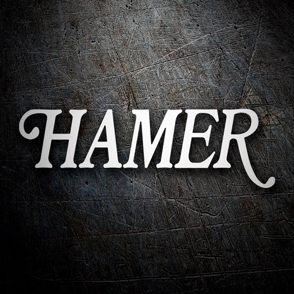 Aufkleber: Hamer