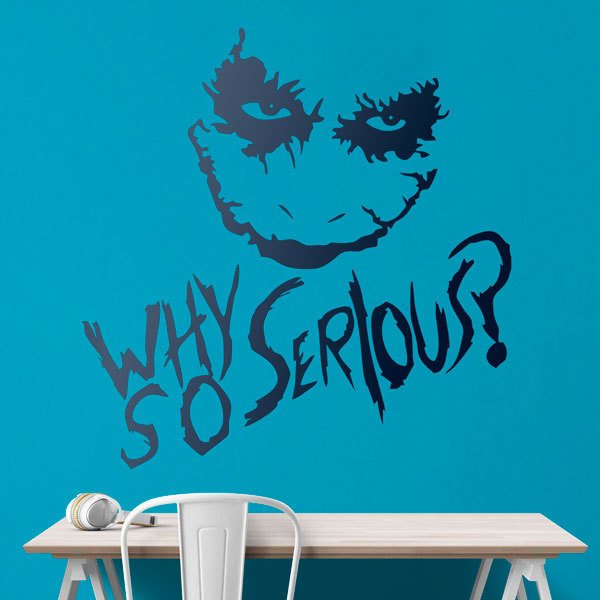 Wandtattoos: Why so serious? (Joker, Batman)
