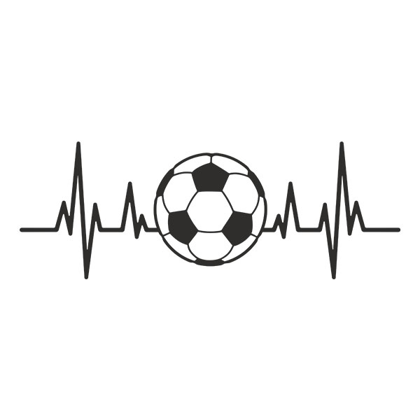 Aufkleber: Cardio Electro Fußball