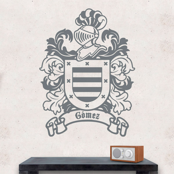 Wandtattoos: Heraldisches Wappen Gómez
