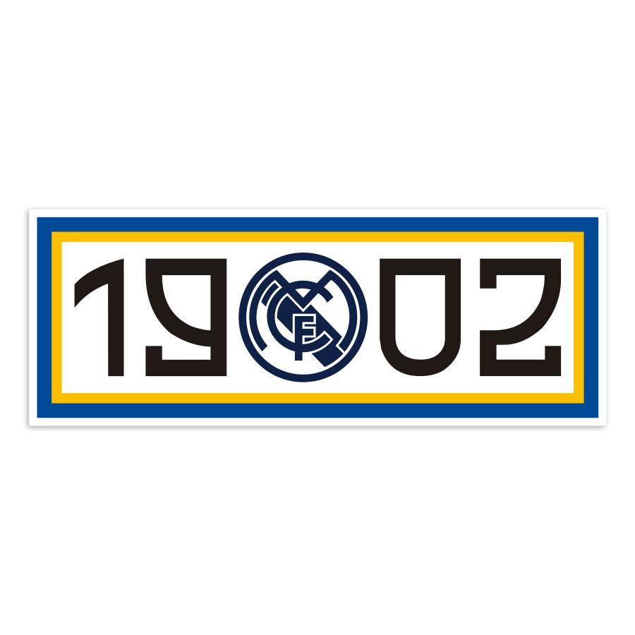 Aufkleber: Ultra Fußball 1902 Real Madrid CF