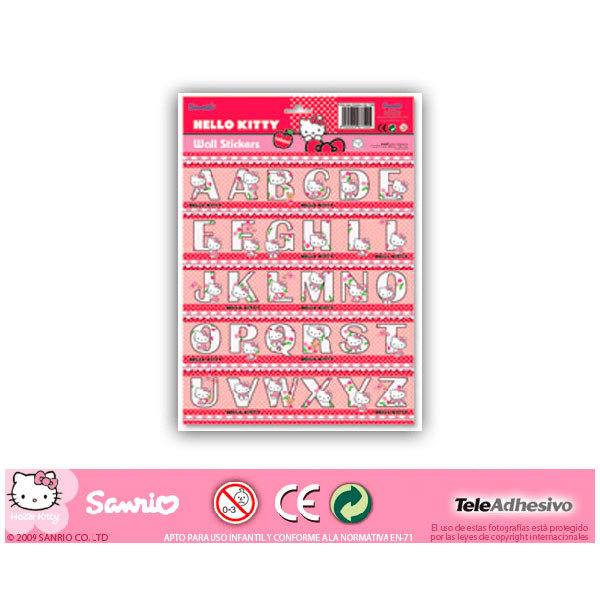 Kinderzimmer Wandtattoo: Hello kitty briefe 24x34 cm
