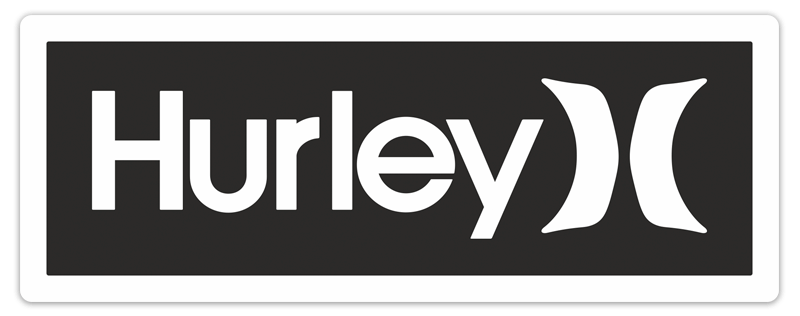 Aufkleber: Hurley Black