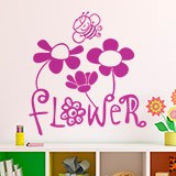 Kinderzimmer Wandtattoo: Blume 3
