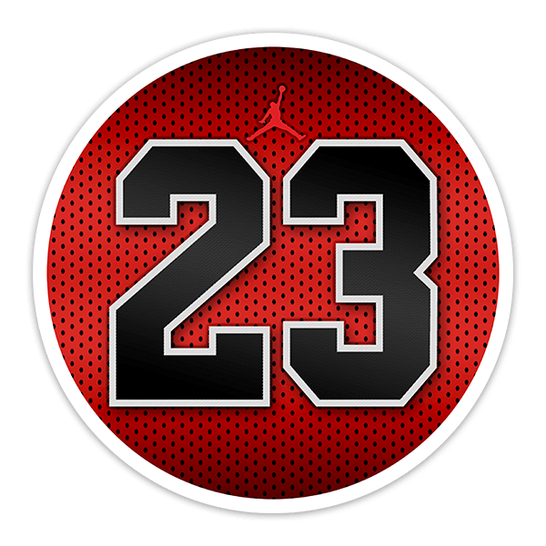 Aufkleber: Michael Jordan 23 Logo