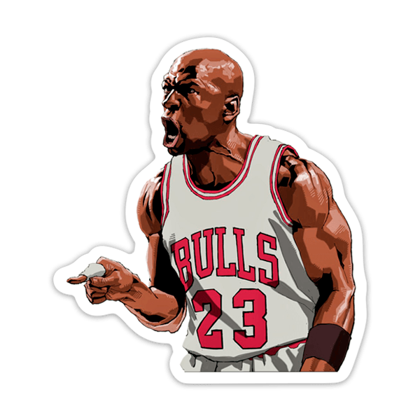 Aufkleber: Michael Jordan Eure Majestät