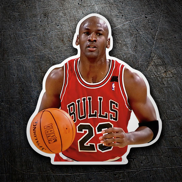Aufkleber: Michael Jordan Chicago Bulls 23