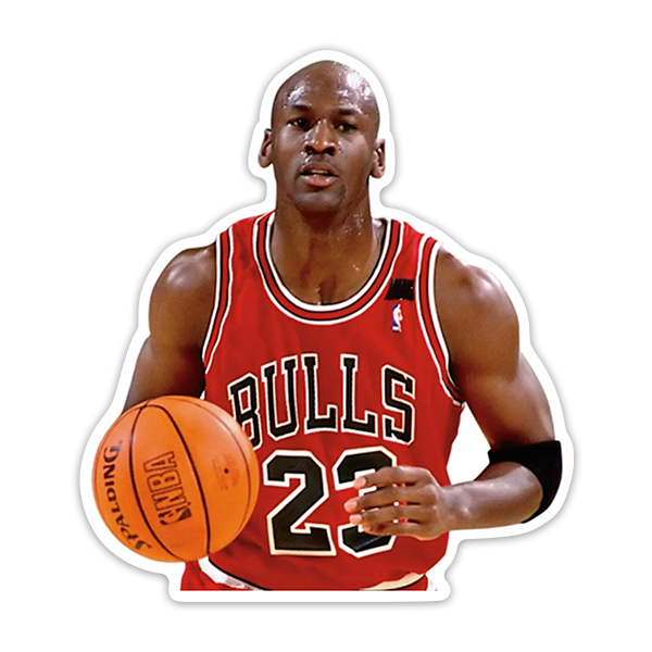 Aufkleber: Michael Jordan Chicago Bulls 23