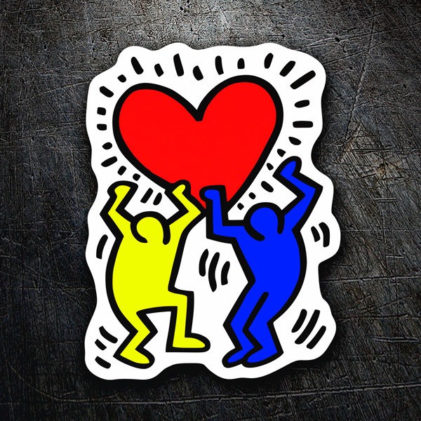 Wandtattoos: Freunde Keith Haring 
