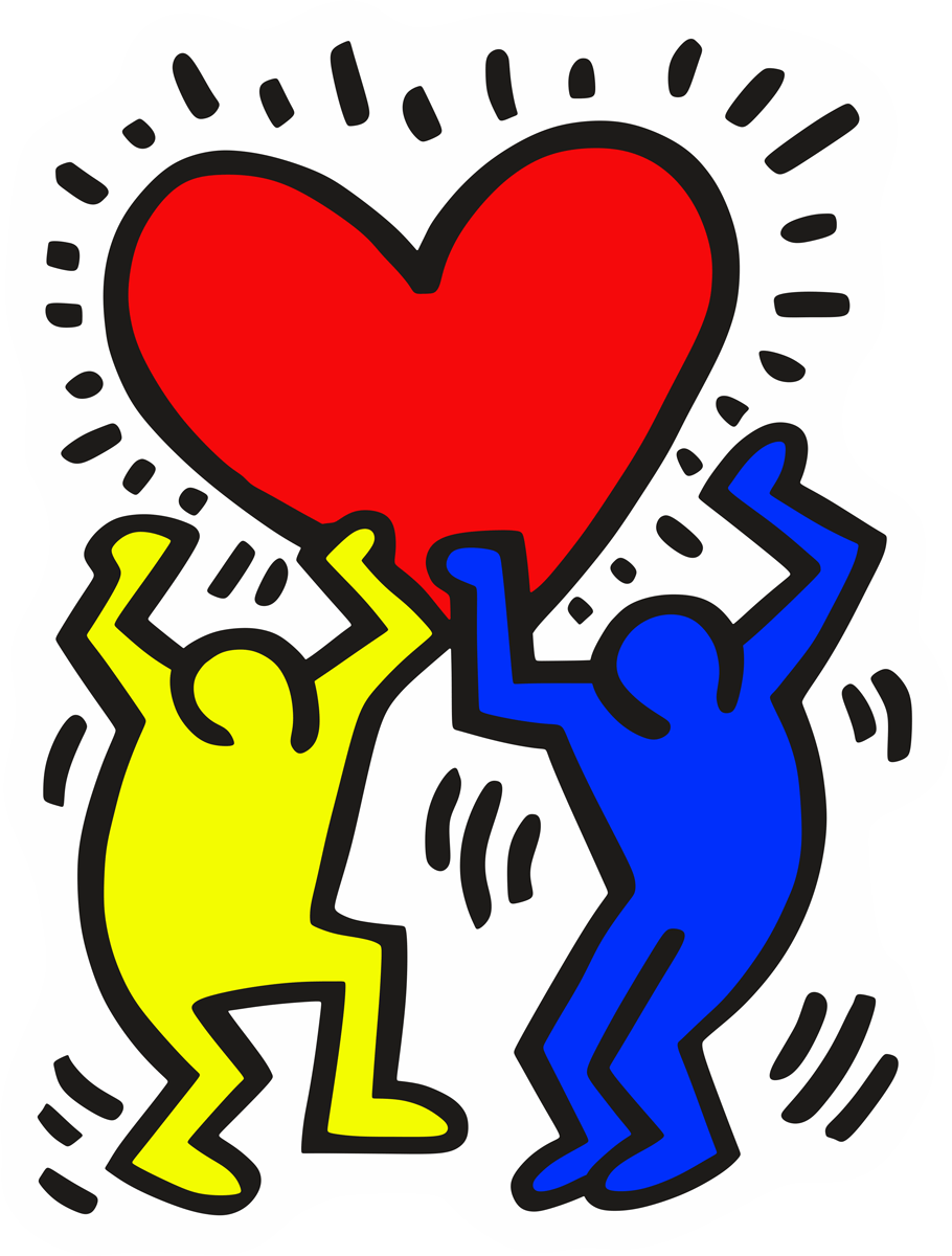 Wandtattoos: Freunde Keith Haring