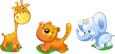 Kinderzimmer Wandtattoo: Zoo 1