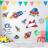 Kinderzimmer Wandtattoo: Space Kit 4