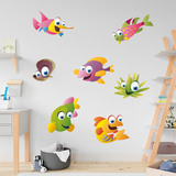 Kinderzimmer Wandtattoo: Seefisch-Set 5