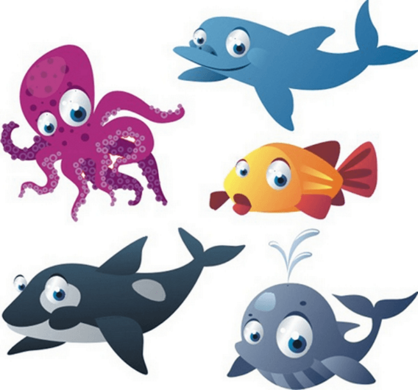 Kinderzimmer Wandtattoo: Aquarium 12