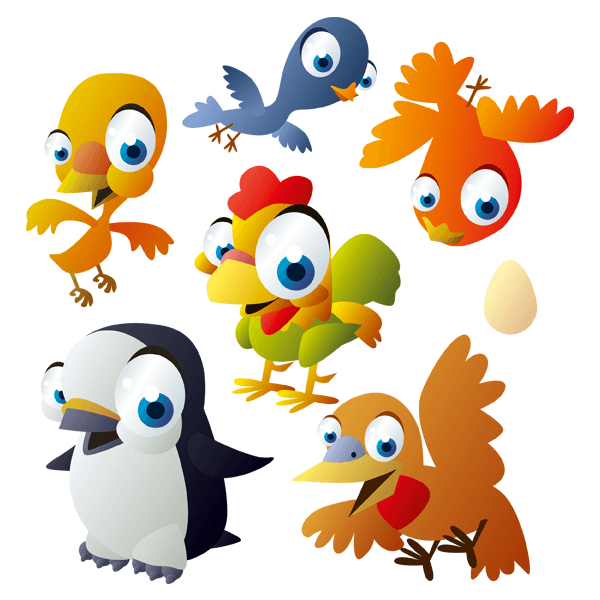 Kinderzimmer Wandtattoo: Birds 2