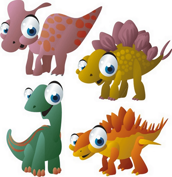 Kinderzimmer Wandtattoo: Dinosaurs 4