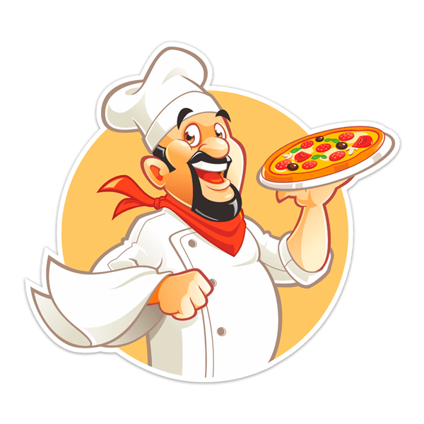 Wandtattoos: Pizzabäcker