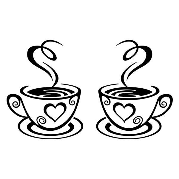 Wandtattoos: Kaffee für Zwei