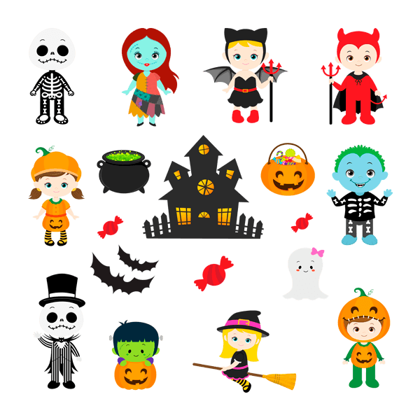 Wandtattoos: Kit Halloween