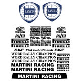 Aufkleber: Lancia Delta Integrale Martini Racing – World Rall 5