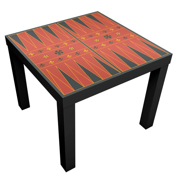 Wandtattoos: Wandtattoo für Ikea Lack Backgammon