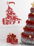 Wandtattoos: Christmas tree 2