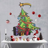 Wandtattoos: Christmas tree 3