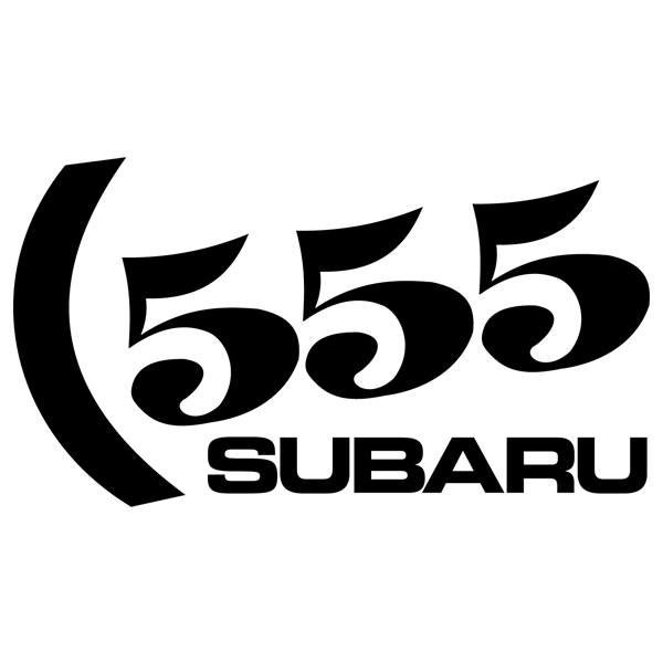 Aufkleber: Subaru 555