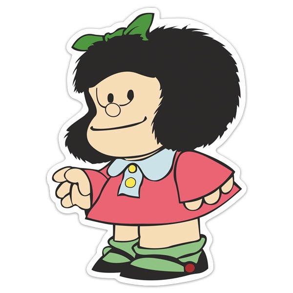 Aufkleber: Mafalda