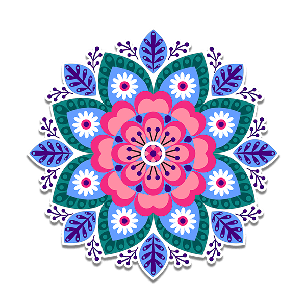 Wandtattoos: Leichtes Mandala