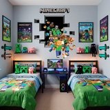 Wandtattoos: Minecraft 3D 2 13