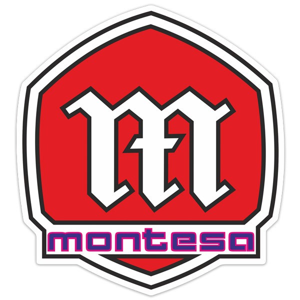 Aufkleber: Montesa logo 1