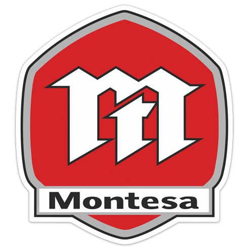 Aufkleber: Montesa logo 2