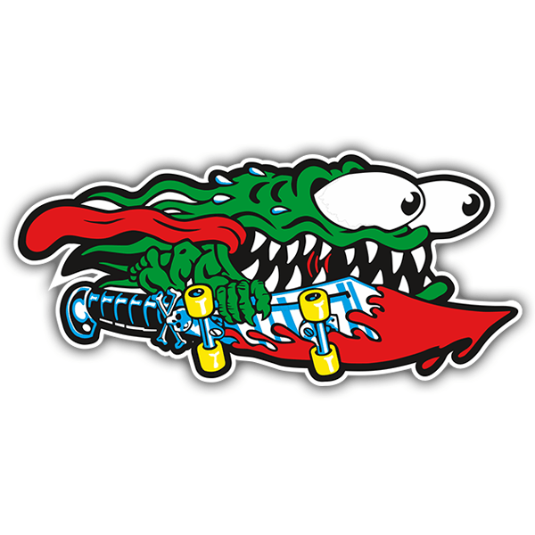Aufkleber: Skate Monster