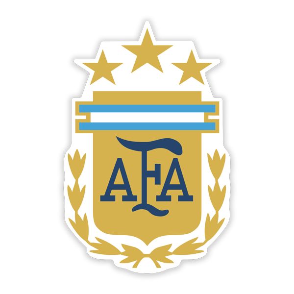Aufkleber: Argentinien - Fußball Schild