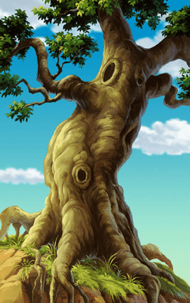 Wandtattoos: Großer Baum mit Wurzeln