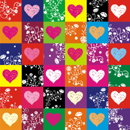 Wandtattoos: Hearts
