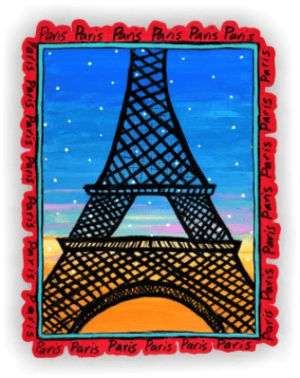 Wandtattoos: Torre Eiffel