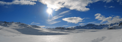 Wandtattoos: Schneebedeckten Landschaft