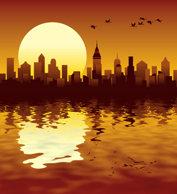 Wandtattoos: Stadt