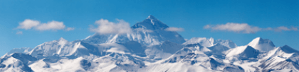 Wandtattoos: Schneebedeckte Berge