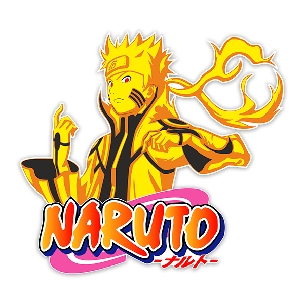 Kinderzimmer Wandtattoo: Naruto Transformation