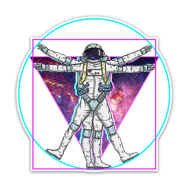 Kinderzimmer Wandtattoo: Spaced Out Vitruvius